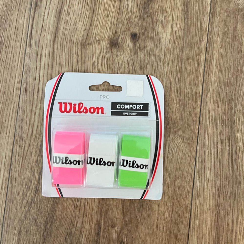 Wilson Vibrant Overgrip Set - Pink, White, Lime
